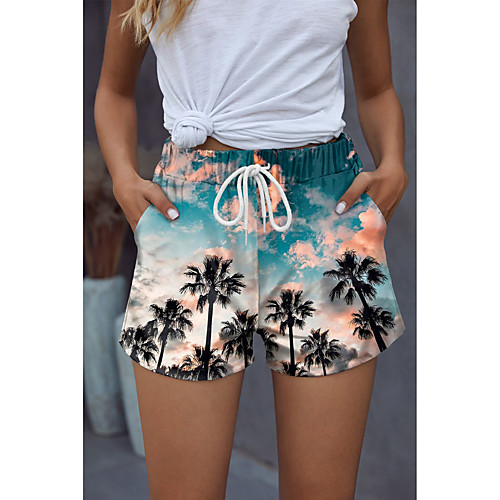 Women's Stylish Basic Comfort Beach Weekend Active Pajamas Pants Leaf Landscape Short Sporty Elastic Drawstring Design Print Blue
Women's Stylish Basic Comfort Beach Weekend Active Pajamas Pants Leaf Landscape Short Sporty Elastic Drawstring Design Print Blue