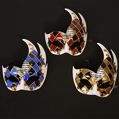 Cosplay Mask Masquerade Mask Adults' Women's Cosplay Party Masquerade Halloween Carnival Easter Festival / Holiday Plastics Black / Red / Blue Women's Men's Easy Carnival Costumes Color Block
Cosplay Mask Masquerade Mask Adults' Women's Cosplay Party Masquerade Halloween Carnival Easter Festival / Holiday Plastics Black / Red / Blue Women's Men's Easy Carnival Costumes Color Block
