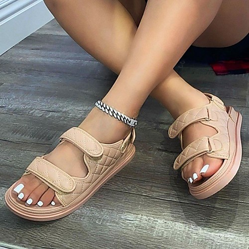 Women's Sandals Boho Bohemia Beach Flat Heel Round Toe PU Light Brown White Black
Women's Sandals Boho Bohemia Beach Flat Heel Round Toe PU Light Brown White Black