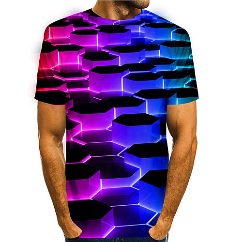 Men's T shirt 3D Print Graphic 3D 3D Print Short Sleeve Daily Tops Basic Casual Blue
Men's T shirt 3D Print Graphic 3D 3D Print Short Sleeve Daily Tops Basic Casual Blue