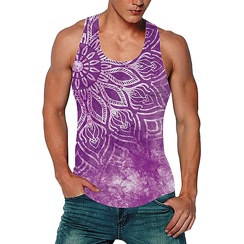 Men's Tank Top Vest Undershirt Shirt 3D Print Totem 3D Print Print Sleeveless Daily Tops Casual Beach Purple / Summer
Men's Tank Top Vest Undershirt Shirt 3D Print Totem 3D Print Print Sleeveless Daily Tops Casual Beach Purple / Summer