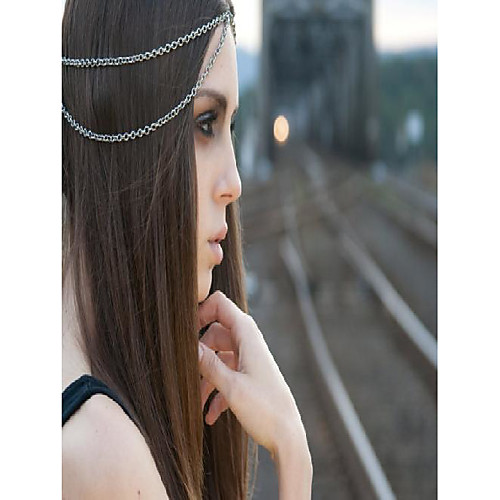 european and american foreign trade jewelry double-layer golden chain headband hair accessories cf067
european and american foreign trade jewelry double-layer golden chain headband hair accessories cf067