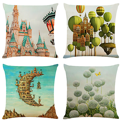 4 pcs Faux Linen Pillow Cover, 3D Simple Classic Square Zipper Traditional Classic
4 pcs Faux Linen Pillow Cover, 3D Simple Classic Square Zipper Traditional Classic
