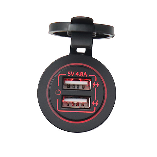Multi-Output / USB Port / Multi Ports USB 2 USB Ports Charger Only 5 V / 4.8 A
Multi-Output / USB Port / Multi Ports USB 2 USB Ports Charger Only 5 V / 4.8 A