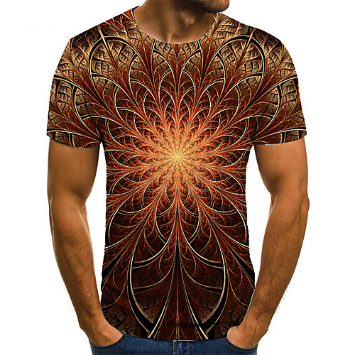 Men's T shirt Shirt 3D Print Geometric 3D Print Print Short Sleeve Casual Tops Casual Fashion Round Neck Black / Red
Men's T shirt Shirt 3D Print Geometric 3D Print Print Short Sleeve Casual Tops Casual Fashion Round Neck Black / Red
