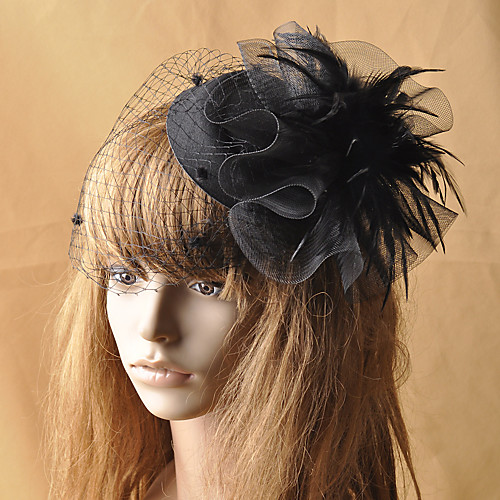 Elegant Retro Tulle / Net Fascinators with Feather 1 PC Special Occasion / Party / Evening Headpiece
Elegant Retro Tulle / Net Fascinators with Feather 1 PC Special Occasion / Party / Evening Headpiece
