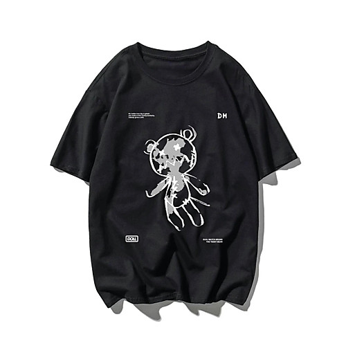 Men's Unisex T shirt Hot Stamping Cartoon Plus Size Print Short Sleeve Casual Tops 100% Cotton Basic Casual Fashion Black
Men's Unisex T shirt Hot Stamping Cartoon Plus Size Print Short Sleeve Casual Tops 100% Cotton Basic Casual Fashion Black
