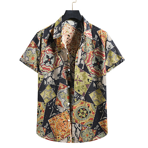 Men's Shirt 3D Print Graphic Prints Print Short Sleeve Vacation Tops Button Down Collar Yellow / Beach
Men's Shirt 3D Print Graphic Prints Print Short Sleeve Vacation Tops Button Down Collar Yellow / Beach