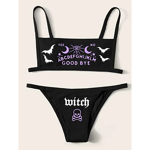 Women's Bikini 2 Piece Swimsuit Open Back Slim Color Block Geometric Purple Black Red Swimwear Padded Crop Top Strap Bathing Suits New Fashion Sexy / Padded Bras
Women's Bikini 2 Piece Swimsuit Open Back Slim Color Block Geometric Purple Black Red Swimwear Padded Crop Top Strap Bathing Suits New Fashion Sexy / Padded Bras