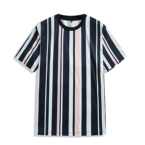 Men's T-shirt Suits T shirt Other Prints Color Block Short Sleeve Casual Tops Navy Blue
Men's T-shirt Suits T shirt Other Prints Color Block Short Sleeve Casual Tops Navy Blue