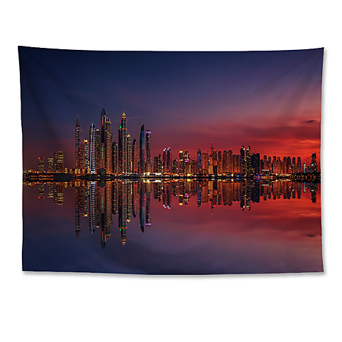 Wall Tapestry Art Decor Blanket Curtain Hanging Home Bedroom Living Room Decoration Polyester Dubai Marina Sunset City Night Scenery
Wall Tapestry Art Decor Blanket Curtain Hanging Home Bedroom Living Room Decoration Polyester Dubai Marina Sunset City Night Scenery