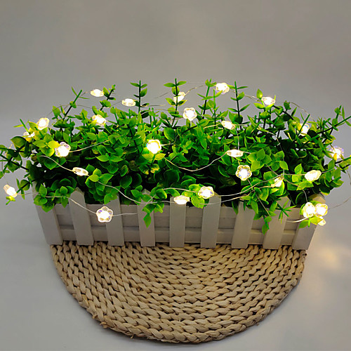3m String Lights 30 LEDs 1 set Warm White Christmas New Year's Party Decorative Holiday AA Batteries Powered
3m String Lights 30 LEDs 1 set Warm White Christmas New Year's Party Decorative Holiday AA Batteries Powered