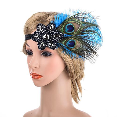 1920s Vintage Inspired Feather / Fabric Fascinators with Feather / Crystals 1 PC Special Occasion / Party / Evening Headpiece
1920s Vintage Inspired Feather / Fabric Fascinators with Feather / Crystals 1 PC Special Occasion / Party / Evening Headpiece