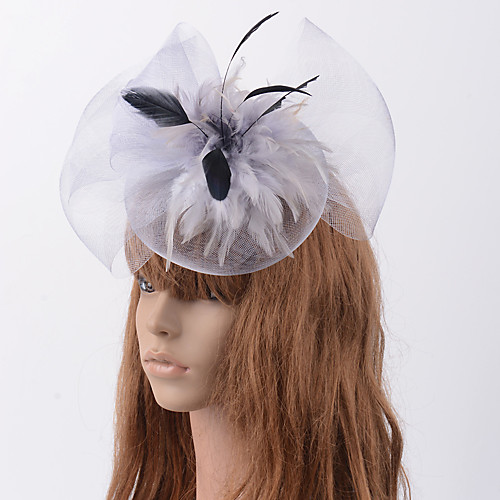 Retro Hyperbole Tulle / Feathers Fascinators with Feather / Flower 1 Piece Special Occasion / Party / Evening Headpiece
Retro Hyperbole Tulle / Feathers Fascinators with Feather / Flower 1 Piece Special Occasion / Party / Evening Headpiece