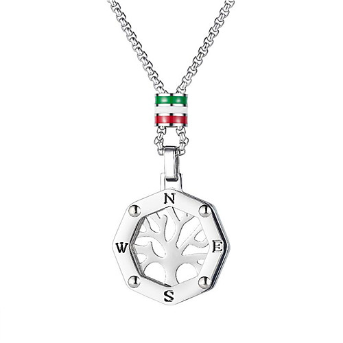 Women's Men's Pendant Necklace Classic Tree of Life Fashion Titanium Steel Silver 55 cm Necklace Jewelry 1pc For
Women's Men's Pendant Necklace Classic Tree of Life Fashion Titanium Steel Silver 55 cm Necklace Jewelry 1pc For