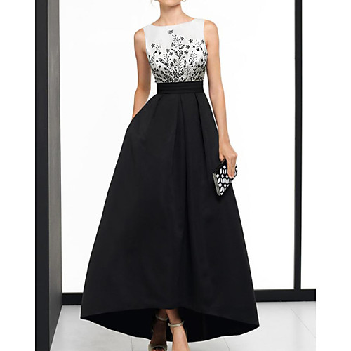 A-Line Beautiful Back Elegant Wedding Guest Formal Evening Dress Boat Neck Sleeveless Asymmetrical Satin with Appliques 2021
A-Line Beautiful Back Elegant Wedding Guest Formal Evening Dress Boat Neck Sleeveless Asymmetrical Satin with Appliques 2021