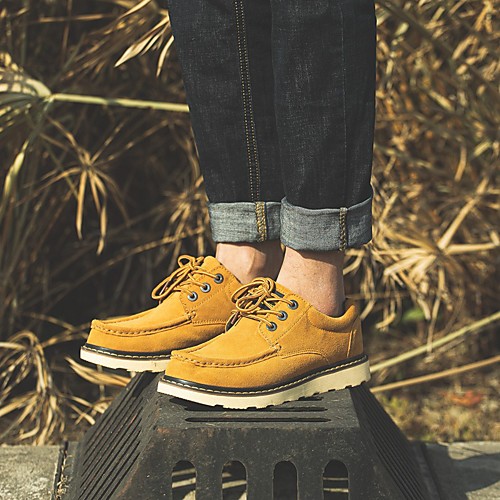 Men's Boots Classic Daily Outdoor Walking Shoes Suede Faux Leather Non-slipping Booties / Ankle Boots Yellow Winter
Men's Boots Classic Daily Outdoor Walking Shoes Suede Faux Leather Non-slipping Booties / Ankle Boots Yellow Winter