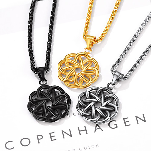 Women's Men's Pendant Necklace Necklace Fashion Classic Titanium Steel Silver Gold Black 555 cm Necklace Jewelry 1pc For Gift Birthday Party Festival / Charm Necklace
Women's Men's Pendant Necklace Necklace Fashion Classic Titanium Steel Silver Gold Black 555 cm Necklace Jewelry 1pc For Gift Birthday Party Festival / Charm Necklace