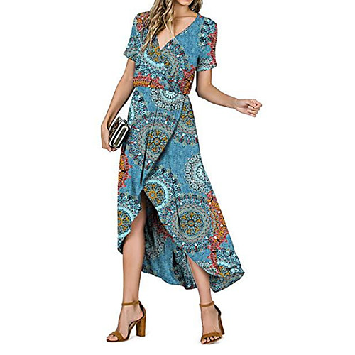 Women's Swing Dress Knee Length Dress Blue Fuchsia Green Dusty Blue Royal Blue Orange Black Red Navy Blue Short Sleeve Print Color Block Patchwork Print Summer V Neck Casual 2021 S M L XL XXL
Women's Swing Dress Knee Length Dress Blue Fuchsia Green Dusty Blue Royal Blue Orange Black Red Navy Blue Short Sleeve Print Color Block Patchwork Print Summer V Neck Casual 2021 S M L XL XXL