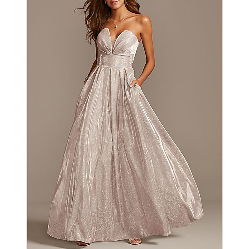 A-Line Sparkle Sexy Engagement Prom Dress Strapless Sleeveless Floor Length Sequined with Pleats Sequin 2021
A-Line Sparkle Sexy Engagement Prom Dress Strapless Sleeveless Floor Length Sequined with Pleats Sequin 2021