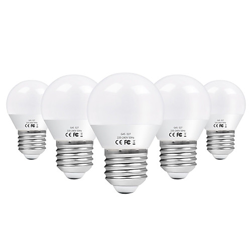 5pcs 6 W LED Globe Bulbs 450 lm E26 / E27 G45 12 LED Beads SMD 2835 Holiday Warm White Cold White 220-240 V
5pcs 6 W LED Globe Bulbs 450 lm E26 / E27 G45 12 LED Beads SMD 2835 Holiday Warm White Cold White 220-240 V