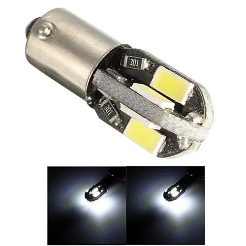 OTOLAMPARA DC 12V BA9S 4W 6000K White 8 SMD 3528 LED Dashboard License Wide Light Lamp T4W CAN-bus LED Bulb 2pcs
OTOLAMPARA DC 12V BA9S 4W 6000K White 8 SMD 3528 LED Dashboard License Wide Light Lamp T4W CAN-bus LED Bulb 2pcs