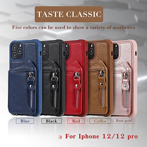 Phone Case For Apple Back Cover Leather Wallet Card iPhone 12 Pro Max 11 SE 2020 X XR XS Max Wallet Card Holder Shockproof Solid Color PU Leather TPU
Phone Case For Apple Back Cover Leather Wallet Card iPhone 12 Pro Max 11 SE 2020 X XR XS Max Wallet Card Holder Shockproof Solid Color PU Leather TPU