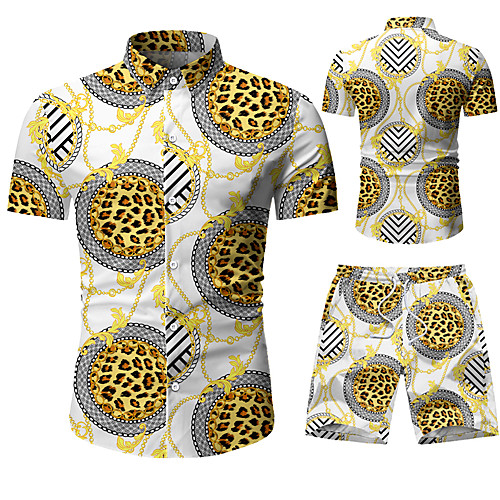 Men's Shirt Other Prints Graphic Prints Print Short Sleeve Vacation Tops Yellow
Men's Shirt Other Prints Graphic Prints Print Short Sleeve Vacation Tops Yellow