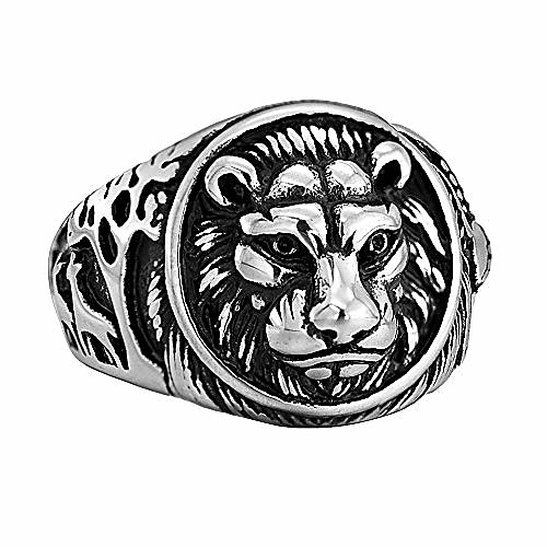 Stainless steel Cool Lion Ring Retro classic silver Hip hop fashion Bands for men women (8)
Stainless steel Cool Lion Ring Retro classic silver Hip hop fashion Bands for men women (8)