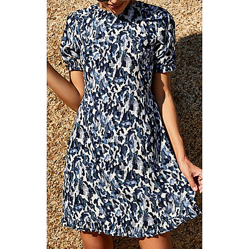 Women's A Line Dress Short Mini Dress Blue Purple Short Sleeve Tie Dye Print Fall Summer Round Neck Elegant Casual 2021 S M L XL / Cotton / Cotton
Women's A Line Dress Short Mini Dress Blue Purple Short Sleeve Tie Dye Print Fall Summer Round Neck Elegant Casual 2021 S M L XL / Cotton / Cotton
