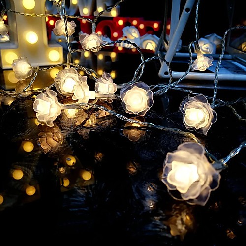 1.5m 3m 6m String Lights 10/20/40 LEDs 1 set Warm White Multi Color Christmas New Year's Outdoor Party Decorative AA Batteries Powered
1.5m 3m 6m String Lights 10/20/40 LEDs 1 set Warm White Multi Color Christmas New Year's Outdoor Party Decorative AA Batteries Powered