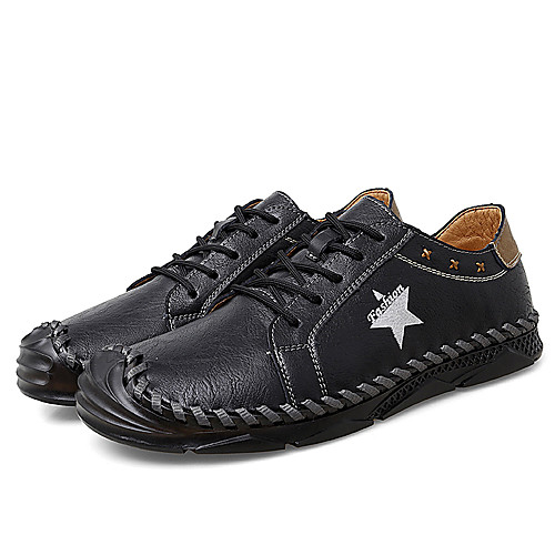 Men's Sneakers Sporty Casual Athletic Outdoor Running Shoes Basketball Shoes Cowhide Handmade Non-slipping Shock Absorbing Booties / Ankle Boots Black Brown Gray Spring Summer
Men's Sneakers Sporty Casual Athletic Outdoor Running Shoes Basketball Shoes Cowhide Handmade Non-slipping Shock Absorbing Booties / Ankle Boots Black Brown Gray Spring Summer
