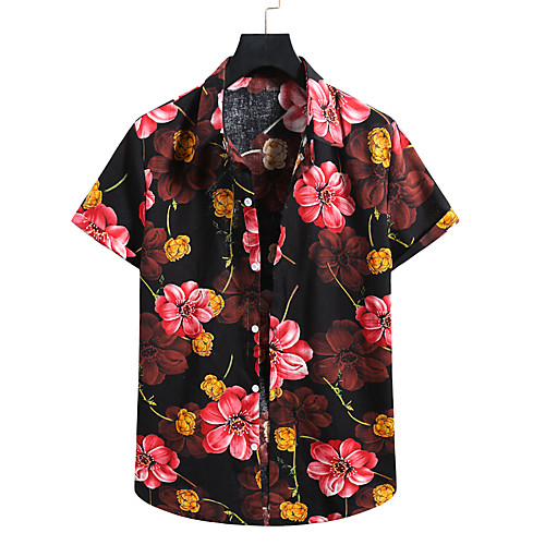 Men's Shirt Other Prints Floral Short Sleeve Daily Tops Basic Classic Rainbow
Men's Shirt Other Prints Floral Short Sleeve Daily Tops Basic Classic Rainbow