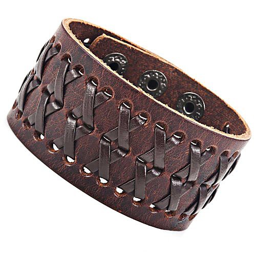 Stunning Brown Gipsy Kings Style Cuff Leather Bracelet Wristband Bangle Fashion (Resizable)
Stunning Brown Gipsy Kings Style Cuff Leather Bracelet Wristband Bangle Fashion (Resizable)