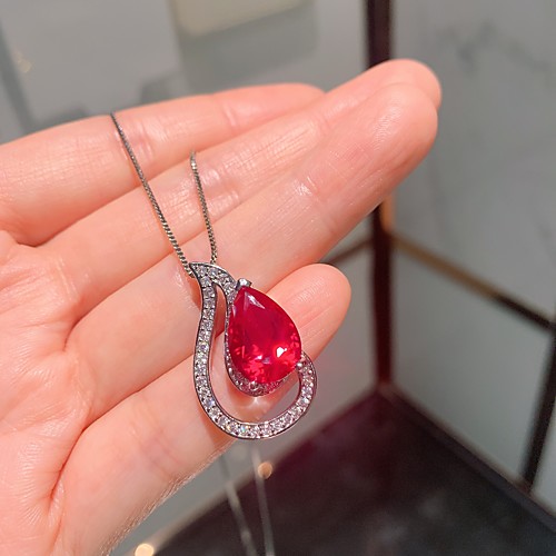 Women's Blue Red Gemstone Pendant Necklace Necklace Water Drop Necklace Heart Dainty European Korean Sweet Gold Plated Blue Red 30-50 cm Necklace Jewelry 1pc For Wedding Party Evening Street Prom
Women's Blue Red Gemstone Pendant Necklace Necklace Water Drop Necklace Heart Dainty European Korean Sweet Gold Plated Blue Red 30-50 cm Necklace Jewelry 1pc For Wedding Party Evening Street Prom