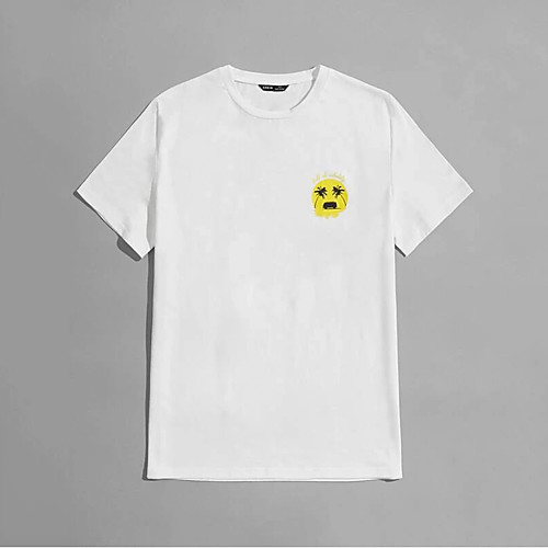 Men's Unisex T shirt Hot Stamping Cartoon Plus Size Print Short Sleeve Casual Tops 100% Cotton Basic Casual Fashion White
Men's Unisex T shirt Hot Stamping Cartoon Plus Size Print Short Sleeve Casual Tops 100% Cotton Basic Casual Fashion White