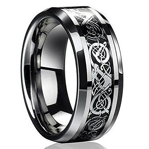 New Silver Celtic Dragon Titanium Stainless Steel Men's Wedding Band Rings EW sakcharn
New Silver Celtic Dragon Titanium Stainless Steel Men's Wedding Band Rings EW sakcharn