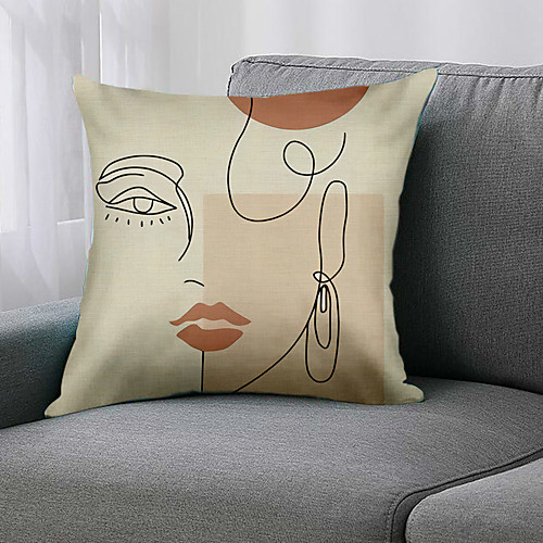 Double Side 1 Pc Geometric Cushion Cover Print 45x45cm Faux Linen for Sofa Bedroom
Double Side 1 Pc Geometric Cushion Cover Print 45x45cm Faux Linen for Sofa Bedroom