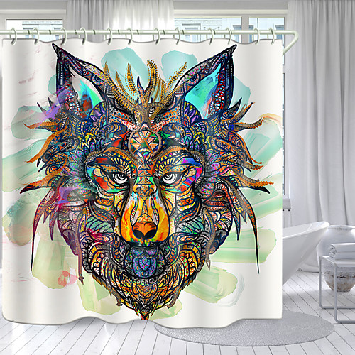 Simple Wolf Head Totem Digital Printing Shower Curtain Shower Curtains Hooks Modern Polyester New Design 72 Inch
Simple Wolf Head Totem Digital Printing Shower Curtain Shower Curtains Hooks Modern Polyester New Design 72 Inch