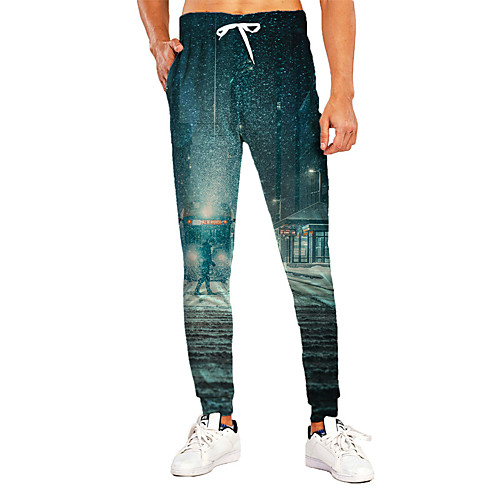 Men's Sporty Casual / Sporty Breathable Quick Dry Sports Daily Holiday Pants Sweatpants Trousers Pants Graphic Graphic Prints Full Length Print Blue
Men's Sporty Casual / Sporty Breathable Quick Dry Sports Daily Holiday Pants Sweatpants Trousers Pants Graphic Graphic Prints Full Length Print Blue