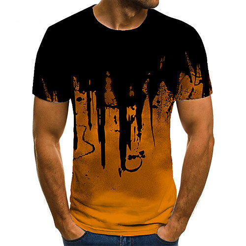 Men's T shirt 3D Print Geometric 3D Print Print Short Sleeve Casual Tops Casual Fashion Black
Men's T shirt 3D Print Geometric 3D Print Print Short Sleeve Casual Tops Casual Fashion Black