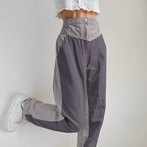 Women's Streetwear Chino Comfort Casual Daily Pants Pants Color Block Full Length Pocket Blue Purple Blushing Pink Green Brown
Women's Streetwear Chino Comfort Casual Daily Pants Pants Color Block Full Length Pocket Blue Purple Blushing Pink Green Brown
