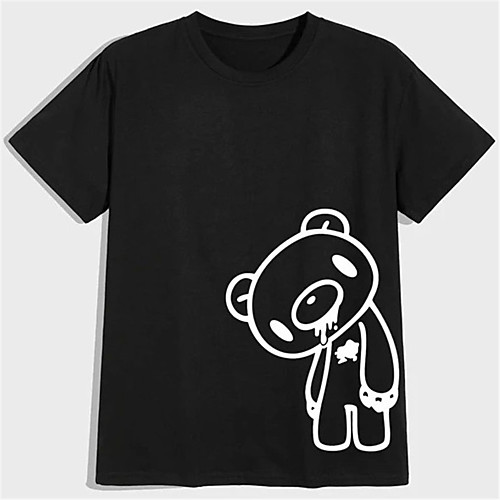 Men's Unisex T shirt Shirt Hot Stamping Graphic Prints Toy Bear Plus Size Print Short Sleeve Daily Tops 100% Cotton Basic Fashion Classic Round Neck Black / Summer
Men's Unisex T shirt Shirt Hot Stamping Graphic Prints Toy Bear Plus Size Print Short Sleeve Daily Tops 100% Cotton Basic Fashion Classic Round Neck Black / Summer