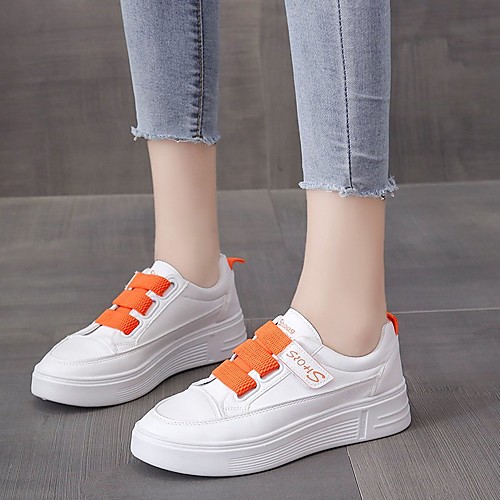 Women's Sneakers White Shoes Wedge Heel PU Solid Colored Gray Green Orange
Women's Sneakers White Shoes Wedge Heel PU Solid Colored Gray Green Orange