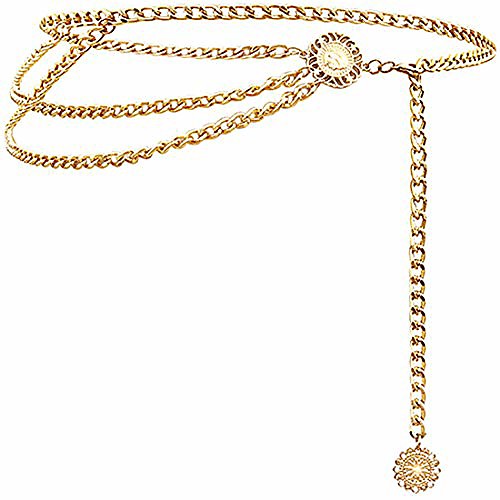 Women's Chain Daily Date Dress Gold Silver Belt Solid Color / Winter / Spring / Summer
Women's Chain Daily Date Dress Gold Silver Belt Solid Color / Winter / Spring / Summer