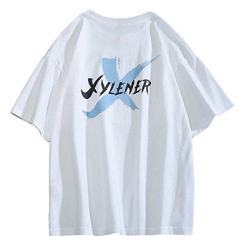 Men's T shirt Hot Stamping Graphic Prints Letter Print Short Sleeve Casual Tops 100% Cotton Basic Casual Fashion White Black Blue
Men's T shirt Hot Stamping Graphic Prints Letter Print Short Sleeve Casual Tops 100% Cotton Basic Casual Fashion White Black Blue
