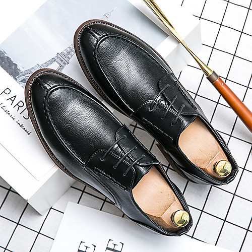 Men's Oxfords Business Daily Walking Shoes PU Breathable Non-slipping Wear Proof Black Brown Spring
Men's Oxfords Business Daily Walking Shoes PU Breathable Non-slipping Wear Proof Black Brown Spring
