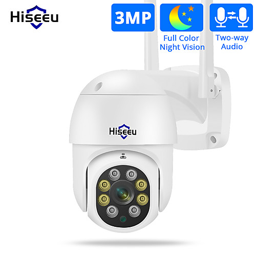Hiseeu WHD303 PTZ Wireless Waterproof Motion Detection Remote Access Outdoor Support 128 GB / CMOS / 50 / Static IP address / iPhone OS
Hiseeu WHD303 PTZ Wireless Waterproof Motion Detection Remote Access Outdoor Support 128 GB / CMOS / 50 / Static IP address / iPhone OS