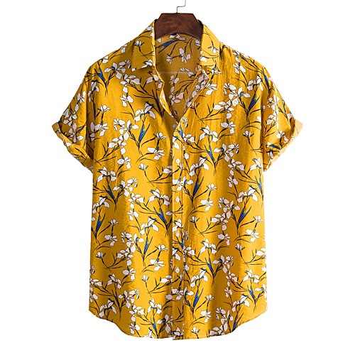 Men's Shirt Other Prints Letter Animal collared shirts Print Short Sleeve Daily Tops Beach Boho Button Down Collar Yellow
Men's Shirt Other Prints Letter Animal collared shirts Print Short Sleeve Daily Tops Beach Boho Button Down Collar Yellow