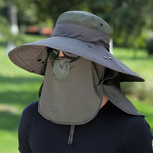 Men's Hiking Cap Outdoor Waterproof Ultraviolet Resistant Dust Proof Solid Color Terylene Black Army Green Grey for Fishing
Men's Hiking Cap Outdoor Waterproof Ultraviolet Resistant Dust Proof Solid Color Terylene Black Army Green Grey for Fishing